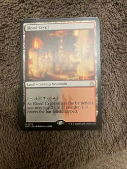 Blood Crypt Ravnica Remastered NM Land Rare MTG CARD (ID# 466176) ABUGames - Image 1
