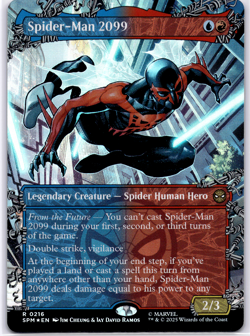 Spider-Man 2099 Borderless FOIL NM MTG - Image 1
