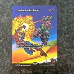 Goblin Bombardment, M 0023, SPM, Marvel's Spiderman, MTG, English, NM - Image 1