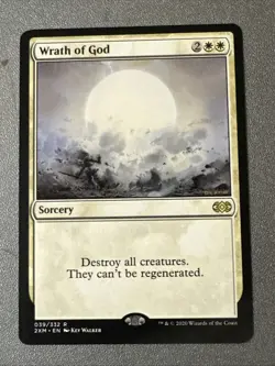 Wrath Of God X1 Double Masters NM Condition See Pics Front/back - Image 1