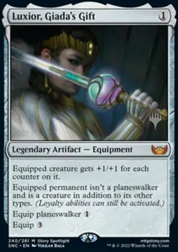 MTG Luxior, Giada's Gift (240p/160) Streets of New Capenna Promos LP - Image 1