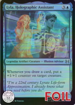 MTG Lyla, Holographic Assistant (7) | NM Foil | Spider-Man {SPE} - Image 1