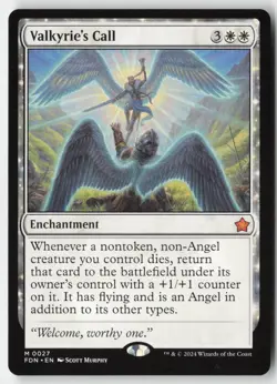 MTG - Valkyrie's Call M Foundations 27 LP-NM - Image 1