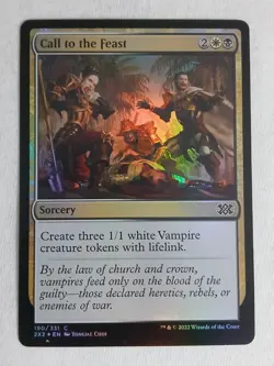 Call to the Feast 190 Double Masters 2022 Foil Magic the Gathering - Image 1