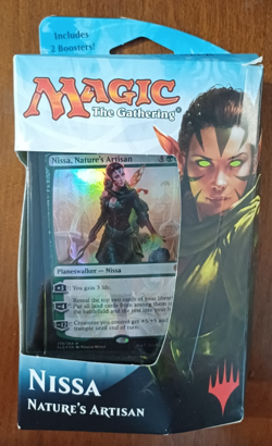 MTG Magic Nissa Nature's Artisan Planeswalker Sealed Deck Kaladesh w/ 2 Packs #1 - Image 1