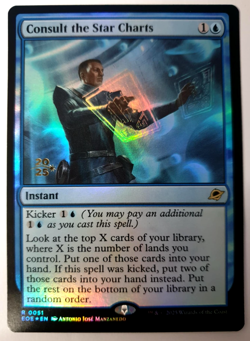MTG Edge of Eternities - Consult the Star Charts - FOIL Promo Rare - 0051 NM - Image 1