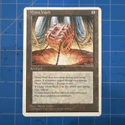 MtG Magic - Mana Vault (4th Edition, 1995) (Played cond.) - Image 1