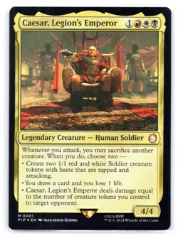 MTG Caesar, Legion's Emperor M Universes Beyond: Fallout 1 NM - Image 1
