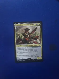 Commissar Severina Raine Universes Beyond Regular Magic The Gathering *NM* - Image 1