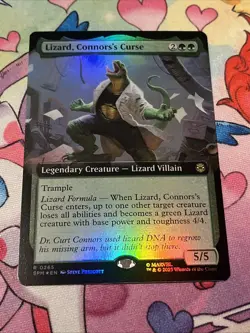 Lizard, Connors's Curse (Extended Art) Marvel's Spider-Man Foil - Image 1