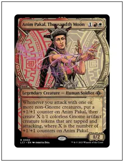 1x Anim Pakal, Thousandth Moon, Showcase Art, Magic MTG NM - Image 1