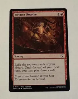 MTG WRENN'S RESOLVE - March of the Machine LP - Image 1