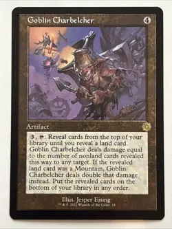 MTG The Brothers' War: Retro Frame Artifacts Goblin Charbelcher NM Rare - Image 1