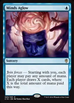 1 x Minds Aglow - Commander 2016 - Light Play - MTG - Image 1