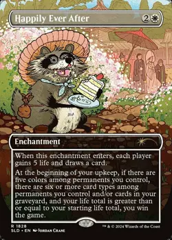 1 x Happily Ever After - Rainbow Foil - Secret Lair - NM-Mint - MTG - Image 1