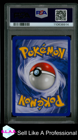 MISDREAVUS PROMO-POKEMON LEAGUE POKEMON PROMO BLACK STAR 2001 39 PSA 8 - Image 2