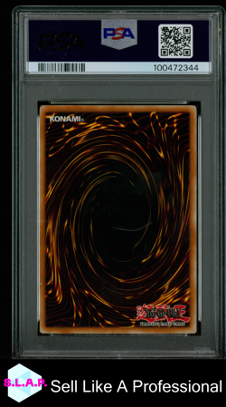 RAINBOW DRAGON YU-GI-OH! 1ST ED. TAEV-GHOST RARE EN006 2007 PSA 8 - Image 2