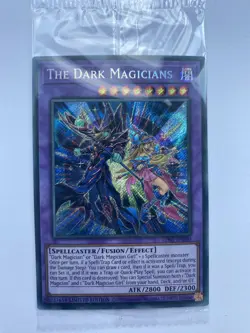 YUGIOH THE DARK MAGICIANS SECRET RARE LDS3-EN090 SEALED - Image 1