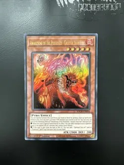 YUGIOH AWAKENING OF THE POSSESSED GREATER INARI FIRE ULTRA RARE SDCH-EN006 1ST - Image 1