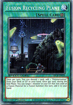 Fusion Recycling Plant SBCB-EN016 Yu-Gi-Oh! Light Play 1st Edition - Image 1