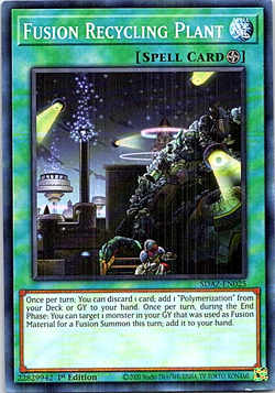 Fusion Recycling Plant SDAZ-EN025 Yu-Gi-Oh! Light Play 1st Edition - Image 1