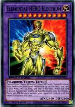 Elemental HERO Electrum #SGX2-ENA22 Yugioh Lightly played 1st Edition - Image 1