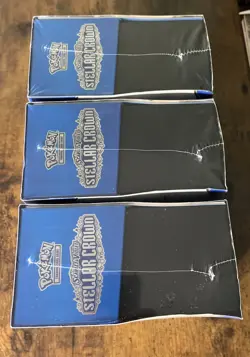 Stellar Crown ETB - Factory Sealed - Lot Of 3 - Pokemon Stellar Crown Set TCG - Image 3