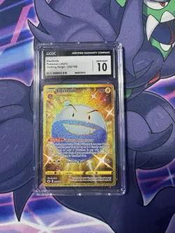 CGC 10 Electrode 222/198 Chilling Reign 2021 Gold Secret Rare SWSH Pokemon Card - Image 3