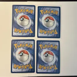 Vulpix & Ninetales Pokemon Card Lot - X4 Unique Cards - A153 - Image 2