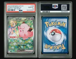 PSA 10 Battle Partners Lillie's Clefairy ex 126/100 SAR sv9 Korean Pokemon Card - Image 3
