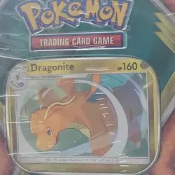 Pokemon TCG DRAGONITE Tin - Holo Card and 3 TCG 10 Card Booster Packs 2019 New - Image 4