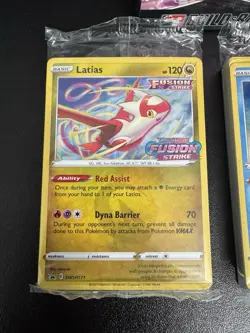 Pokemon TCG - Latias SWSH171 - Fusion Strike Promo Card Sealed NM/M packs - Image 2