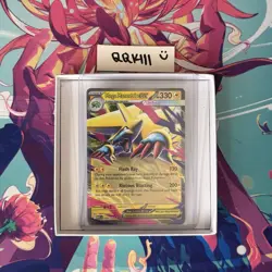 Mega Manectric EX 050/132 Mega Evolutions Double Rare Holo Pokemon Card NM/M - Image 1