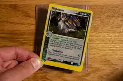 Mightyena 10/109 EX Ruby & Sapphire Holo Rare Swirl - Vintage Pokemon Card - Image 3