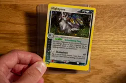 Mightyena 10/109 EX Ruby & Sapphire Holo Rare Swirl - Vintage Pokemon Card - Image 4