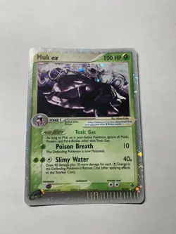 Muk ex 96/97 Pokemon Card EX Dragon 2003 Ultra Rare Holo Near Mint - Image 1