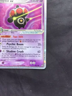 Pokemon Cards: EX Power Keepers Rare Holo: Claydol EX 93/108 - Image 5