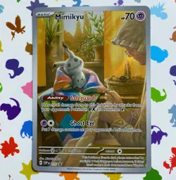 Mimikyu 075 Scarlet & Violet Promo NM Pokemon Card Paldean Fates - Image 1