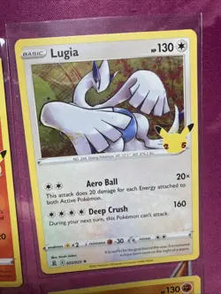 Pokemon Cards Lot Of 4, 25 Years, Lugia, Ho-oh, Kyorge, Groudon Holos - Image 3