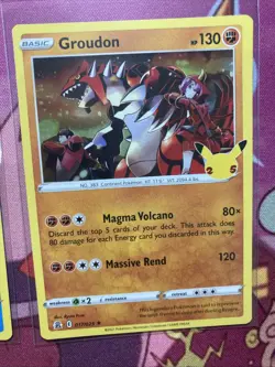 Pokemon Cards Lot Of 4, 25 Years, Lugia, Ho-oh, Kyorge, Groudon Holos - Image 5