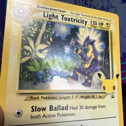Light Toxtricity SWSH137 SWSH: Sword & Shield Promo Cards Holo - Image 4
