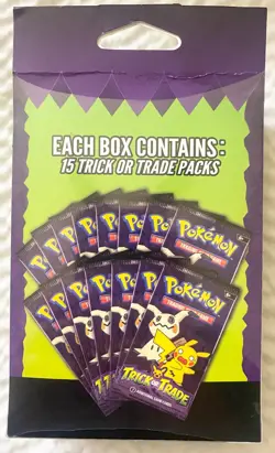 2025 Pokemon Trick or Trade Packs, 6 Box’s With 90 Total Packs & 270 Total Cards - Image 3
