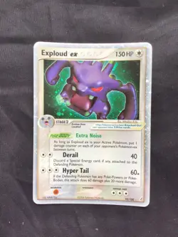 Pokemon Cards: EX Crystal Guardians Rare Holo: Exploud EX 92/100 - Image 1