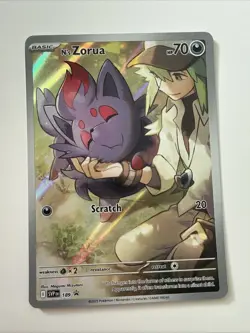 N's Zorua 189 Sv: Scarlet & Violet Promo Cards Holo - Image 1