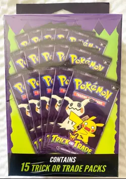 2025 Pokemon Trick or Trade Packs, 4 Box’s With 60 Total Packs & 180 Total Cards - Image 2