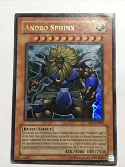 Yugioh Card Andro Sphinx #EP1-EN002 - Image 1