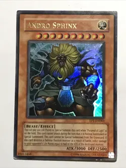 Yugioh Card Andro Sphinx #EP1-EN002 - Image 2