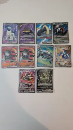 POKEMON TCG Lot 10 Cards EX Full Art Ultra Rare Holo - Image 1