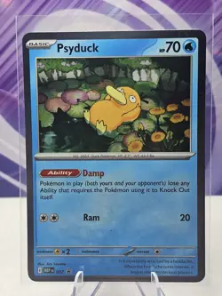 Psyduck 007 Cosmos Holo Mega Evolutions Promo Pokemon Card TCG NM - Image 1