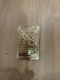 Pokemon CHARIZARD 23K Gold Plated Trading Card Nintendo - Image 2